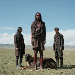 sky burial hyperrealism photo - realistic lifelike horror dzo olivier victo ngai keith thompson michael whelan