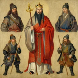 priest, character design, ancient china, colorful, painting by gaston bussiere, craig mullins, j. c. leyendecker, tom of finland