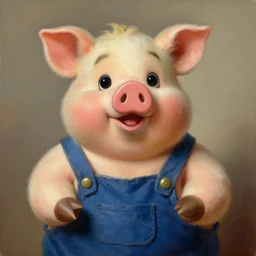 Miss Piggy painted by Bouguereau