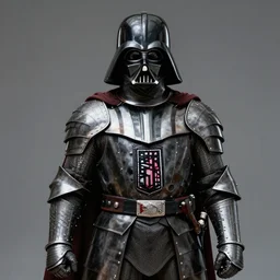 darth vader medieval armor, 4 k photograph, realistic, intricate, highly detailed