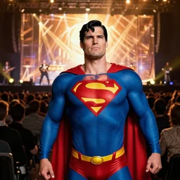 superman goes to goldfinger concert