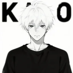 album cover art for kanji spell of tomorrow flickering black and white akihiko yoshida