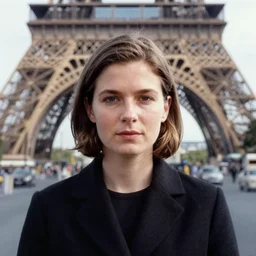 photo of suzanne spaak ( 3 5 ) in paris, kodachrome