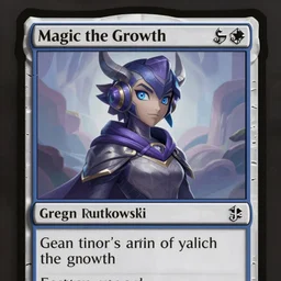 avatar of growth - magic the gathering, details sharp focus illustration by greg rutkowski, trending on artstation