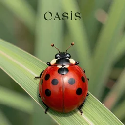 oasis ladybug, in the style of Greg Broadmore and Arthur Rackham and Moebius,trending on artstation, light lighting side view,digital art,surrealism ,macro,blueprint ,vaporwave ,