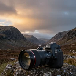 landscape scotland photography by marc adamus, sunrise, dramatic lighting, mountains, clouds, beautiful, 1 4 mm lens, canon 5 ds r