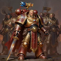 warhammer 4 0 k steve buscemi god emperor, character design, painting by gaston bussiere, katsuya terada, frank frazetta, tom of finland, trending on artstation