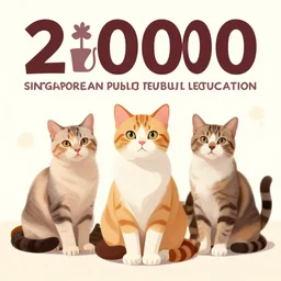 a 2 0 0 0 s singaporean public education poster about cats