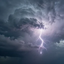 a beautiful wallpaper of a storm cloud with a lightning dragon