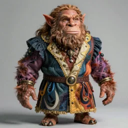 Picture of Orc in dress in style of the Picasso, highly detailed, 8k, beautiful light