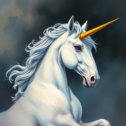 the unicorn. highly detailed, digital painting, watercolor, soviet realism, engraving, artstation, concept art, smooth, sharp focus, vivid grunge, manga, illustration, unreal engine 5, 8 k, art by bilibin and kuvshinov and malevich and mucha