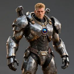 GigaChad in Gears of War, highly detailed, high quality, HD, 4k, 8k, Canon 300mm, professional photographer, 40mp, lifelike, top-rated, award winning, realistic, sharp, no blur, edited, corrected, trending
