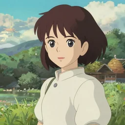 anime art full body portrait character nausicaa by hayao miyazaki concept art, anime key visual of elegant young female, short brown hair and large eyes, finely detailed perfect face delicate features directed gaze, valley of the wind and mountains background, trending on pixiv fanbox, studio ghibli, extremely high quality artwork cute sparkling eyes kyoto animation scenery pastel colors