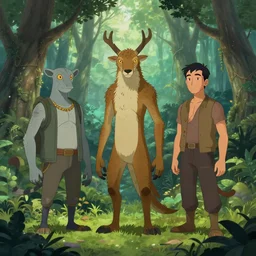 animal forest spirit, greg simkins, android jones, victo ngai