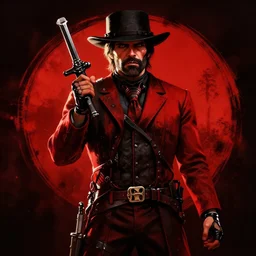 Shaggy in red dead redemption covert art
