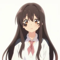 a potrait of an anime woman