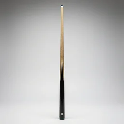 vintage billiard cue, professional product shot, isolated on a pure white background, centered, entire object in frame, sharp focus, soft studio lighting