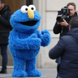 elmo caught by paparazzi