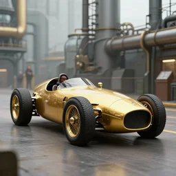 a supercar from the golden age of first industrial revolution, by syd mead, by greg rutkowski, trending on artstation, 8 k, hd,