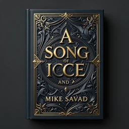 A song of ice and book cover by  Mike Savad. Dark, intricate, highly detailed, smooth