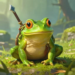 a warrior frog in breath of the wild