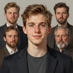 photo of andrei? i arinouchkine with simple smile paint detailed digital artstation, portrait hd 4 k, y greg rutkowski and gaston bussiere and craig mullins and j. c. leyendecker, hd