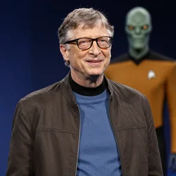 bill gates as a klingon in star trek tng