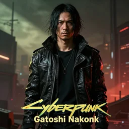 Satoshi Nakamoto Cyberpunk