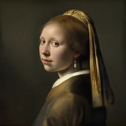 woman's profile with long hair in the style of Jan Lievens. masterpiece. hq. detailed. 4K