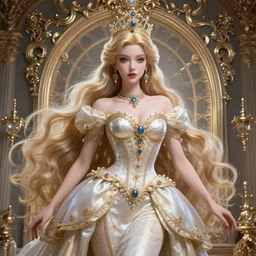 sexy princess, breathtaking surreal ornate intricate detailed octane render
