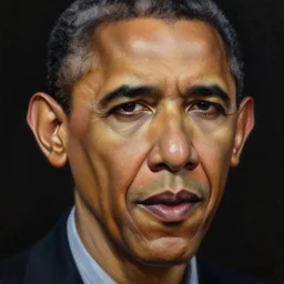 detailed portrait of emo obama intricate, hyper detailed, realistic, oil painting, by julie bell, frank frazetta, cinematic lighting