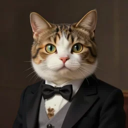 portrait of an anthropomorphic cat aristocrat, artstation, elegant, highly detailed, digital painting, concept art, smooth, sharp focus, illustration, art by studio ghibli 8 k