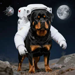 astronaut rottweiler