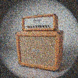 Orange guitar amp space station, kim jung gi style, Greg Rutkowski, Zabrocki, Karlkka, Jayison Devadas, trending on Artstation, 8K, ultra wide angle, zenith view, pincushion lens effect