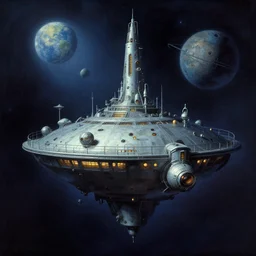 An underwater base on a strange science fiction planet, beautiful matte painting, michael whelan, Moebius, frank frazetta, sid mead, thomas kinkade, rodney mathews, trending on artstation