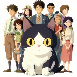 maximalist intimidating cat, trending on pixiv fanbox, painted by makoto shinkai takashi takeuchi studio ghibli, akihiko yoshida, yoshitaka amano, wangechi mutu, clean cel shaded vector art. shutterstock. behance hd by lois van baarle, artgerm, helen huang, rossdraws, illustration