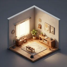room with a portal to the other side, isometric 3 d render by chris labrooy, artstation, photorealism, rendered in unreal engine, artstation hq, physically based rendering
