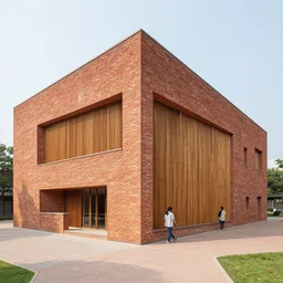a museum designed by diebedo francis kere, bricks and wood, award winning