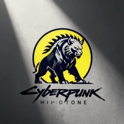 cyberpunk minotaur logo