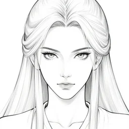 a detailed face portrait of the queen of blades, line art, by yusuke murata, by dorian cleavenger, by zdzisław beksinski, trending on artstation