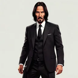 John Wick, detailed sprite, video game sprite, trending on artstation, stylish