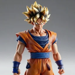 professional photo studio of Gegeta of DBZ, HD, octane render, intricate details