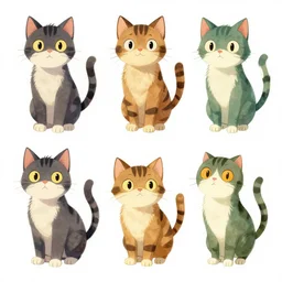 cat character design, by ed acosta, by mick cassidy, by ken hayashi, by sharon ross