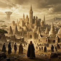 a city in the lord of the rings designed by peter jackson to be a fantasy portrayal of african civilization