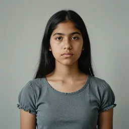 photo of a single, young mexican woman in the style of francesca woodman