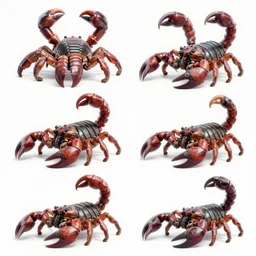 amphibious isopod scorpion monster for Monster Hunter, concept art from different angles, incredibly detailed, D&D, finished concept art, digital art on Pixiv, trending on Artstation