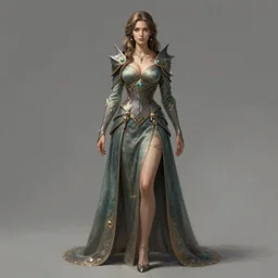 character concept art by Magali Villeneuve and Steve Argyle,Livia Prima,fantasy art,full body,single subject,solo,beautiful,artstation,detailed,intricate details,masterpiece,sharp,good