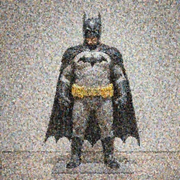 an sculpture by Takashi Murakami about Batman