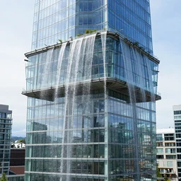 glass skyscraper treehouse ,falling water at 2875 adanac.st vanvcouver,british columbia,canada