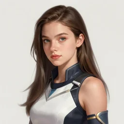Kiernan Shipka, digital painting, concept art, smooth, sharp focus, illustration, from StarCraft by Ruan Jia and Mandy Jurgens and Artgerm and William-Adolphe Bouguerea